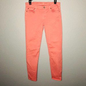 7 For All Mankind coral Gwenevere jeans